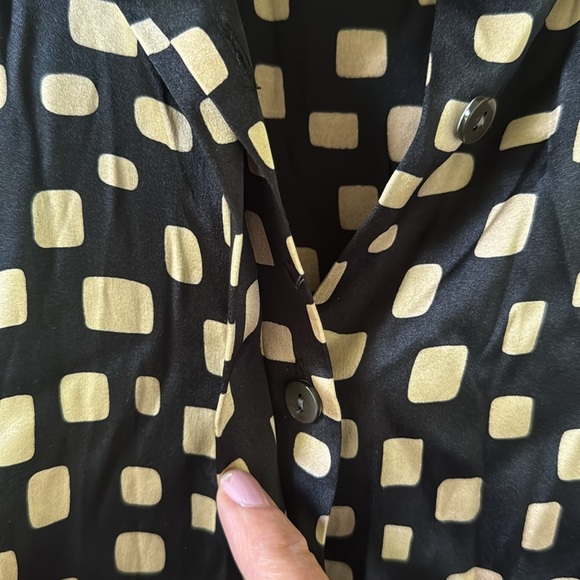 Silk Button Down Shirt Size XS - Picture 5 of 10